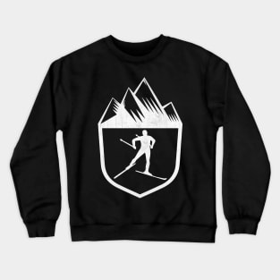 Awesome Cross-Country Skiing Gift Crewneck Sweatshirt